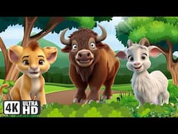 Adorable Animal Moments: Lion, Bison, Sheep, Goat, Cow - Animal Videos