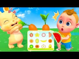 Colors and Fruits Song for Kids | Farmer In The Dell Nursery Rhymes | Baby & Kids Songs