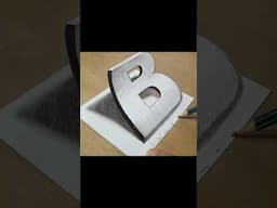 Drawing 3D Letter B