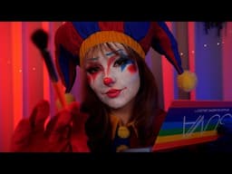 ASMR Pomni Does Your Clown Makeup