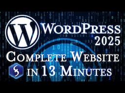 WordPress - Tutorial for Beginners in 12 MINS! [ FREE WEBSITE - 2025 ]