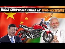 India surpasses China to become largest two-wheeler market globally