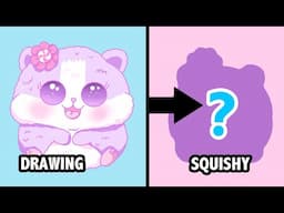 Turning My Drawings Into SQUISHIES #4