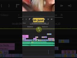 This One Key Will Change How You Edit! #premierepro #keyboardshortcuts