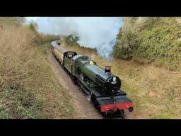 7828 'Odney Manor' on Washford Bank - West Somerset Railway - Saturday 2nd April 2022