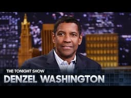 Denzel Washington Had to Improvise After Breaking a Door on Stage | Fallon Flashback