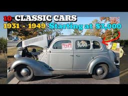 10 Amazing Vintage Rides from 1931 to 1949 on Craigslist!