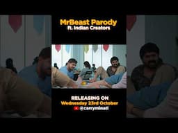 Mr Beast Parody Ft. Indian Creators #carryminati #bhuvambam #ashsishchanchlani #mrbeast #shorts