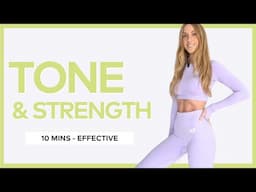 Full Body Strength Workout - 10 Mins