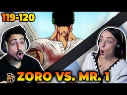 ZORO CAN CUT STEEL?! *ONE PIECE* Episode 119-120 REACTION!