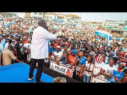 Dr Bawumia's Campaign Train stops in the North to a massive crowd. Could this be his victory sign?