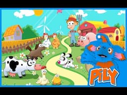 Old McDonald Had a Cow | Animals for Children | Pily Educational Videos for Toddlers