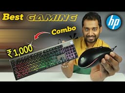 HP KM300F Gaming Keyboard Mouse Combo Under 1000 | Better than Zebronics Optimus ?