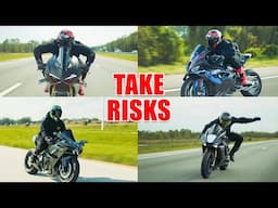 CHASE YOUR DREAMS - Ninja H2, M1000rr, R1M, Panigale V4 SP2 Behind The Scenes of Intro