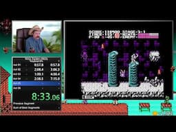 Ninja Gaiden speedrun using keyboard and emulator (MesenRTA)