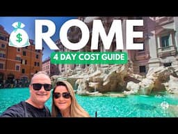 ROME COSTS 💰🇮🇹| 4 Days Budget Breakdown for an Amazing Trip