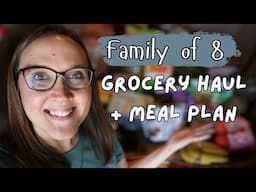 Large Family Grocery Haul and Meal Plan || Costco + Kroger Haul