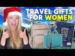 12 Best TRAVEL GIFTS for WOMEN - Holiday Gift Guide for Travel Lovers