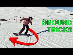 4 Easy Snowboard Ground Tricks to Learn First