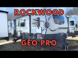 A True Queen Bed in a Light Travel Trailer | 2024 Geo Pro 19FBS by Rockwood | 3500lb RV