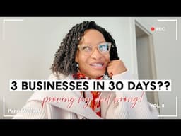 Can I Really Start 3 Businesses in 30 Days? | Life in Paris Vlog