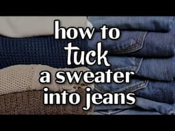 how to style a sweater and jeans - over 40