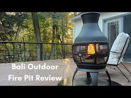 Bali Outdoors Wood Burning Fire Pit Review