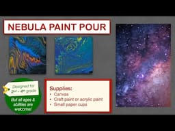 Nebula Paint Pour