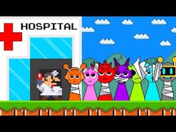 Mario Open a HOSPITAL for SPRUNKI  Sprunki but THEY SURVIVED!