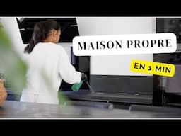 17 HABITUDES de 1 MIN pour garder une maison propre et organisée !