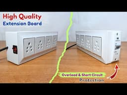 How to Make Power Extension Board at Home | Overload and Short Circuit Protection