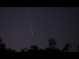 Live Video of Comet Tsuchinshan-ATLAS Setting in the West