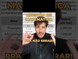 NÃO ERRE ESTA QUESTÃO! 📚 #enem2024 #matemáticaenem #estatística