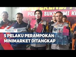 Perampokan Minimarket Terekam CCTV 5 Pelaku Berhasil Ditangkap