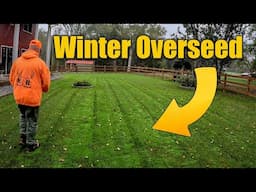 Overseeding Fall Lawns for Winter