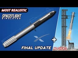 How To Build Realistic Starship In Spaceflight Simulator | Launch To Booster Catch