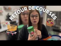 Retour de courses : Quelques recettes en prévision.