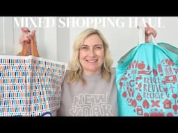 LARGE SHOPPING HAUL - B&M, HOME BARGAINS and M&S | Christmas, Home, and lots more!