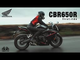 Challenging First Ride  On Honda CBR650R  With E-Clutch