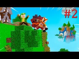 PASAMOS MINECRAFT pero CON BIOMAS FLOTANTES #2 | CUBEWORLD Fargan y Willyrex