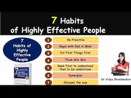 7 Habits of Highly Effective People# Management Fundamental# Stephen Covey