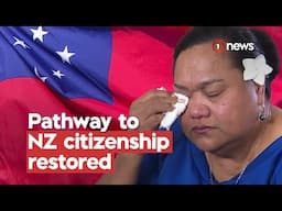 Singing, sorrow greets redress for Samoans stripped of NZ citizenship | 1News on TVNZ+