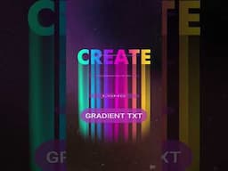 Create Blurred Text Effect Photoshop Shorts by Branding Expert