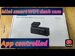 MINI SMART WIFI DASH CAM APP CONTROLLED VYCOL ORBIT 1