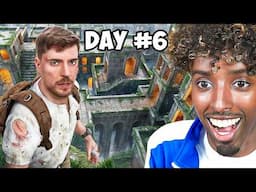 Aj Shabeel Reacts To Mr Beast 7 Days Exploring An Underground City