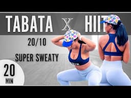 20 MIN TABATA HIIT WORKOUT | CRAZY CALORIE BURN FOR FAT LOSS | RESET DAY 2