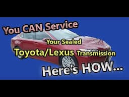 2015 Lexus ES 350 Transmission Service @TheCarCareNut