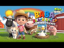 🐑 Baba Black Sheep And Farm Friends | Nursery Rhymes | Kids Songs | The BEST Song for Children