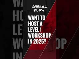 Contact workshops@animalflow.com to apply to host an AF workshop at your gym in 2025! #animalflow