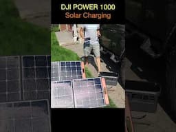 How to Charge the DJI POWER 1000 with Solar Panels #DJI #power1000 #jeepcamping  #solarpanels